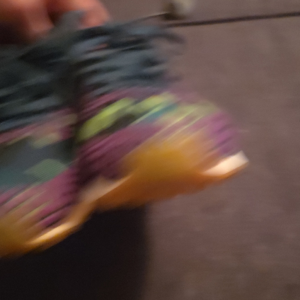 Nike Women's Sneakers - Green and Purple Camo - Picture 5 of 8